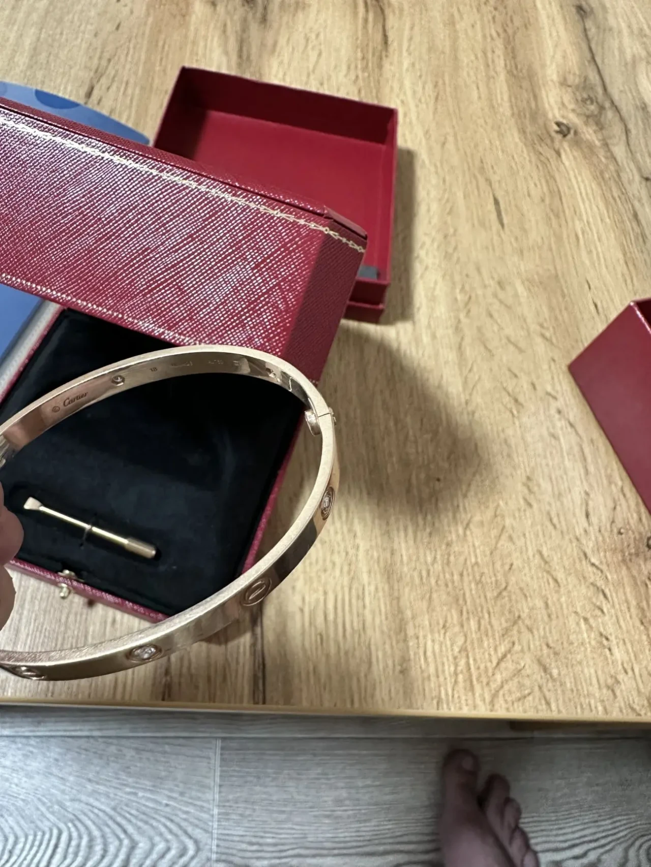 Золотий браслет Cartier Love 2