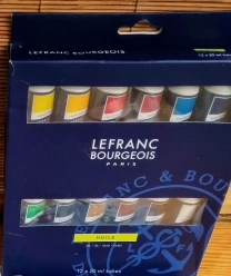 Набір олійних фарб Lefranc Bourgeois Fine Oil, 12 кольорів, туби 20 мл