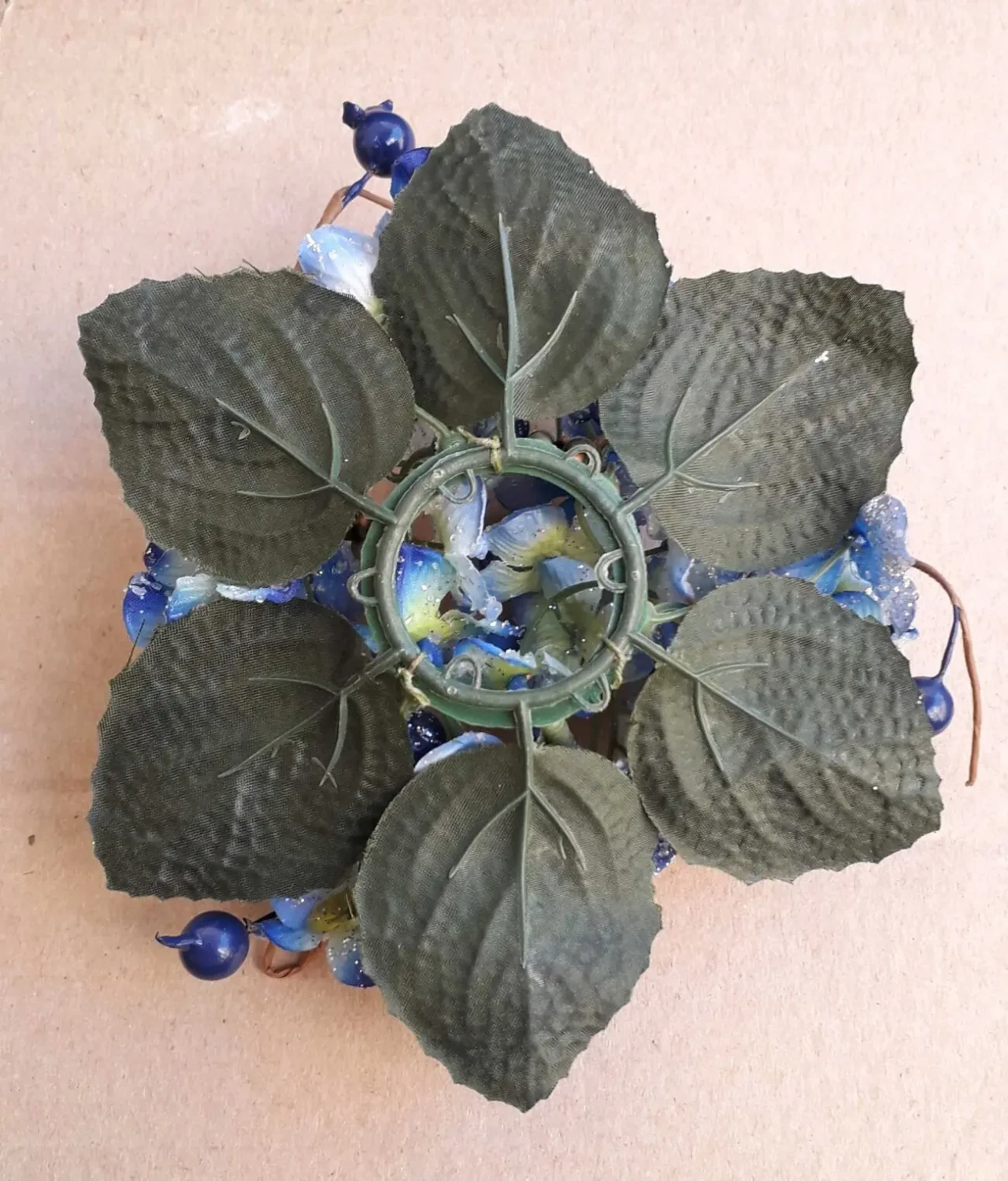 Венок цветы букет лаванда украшение сувенир 6