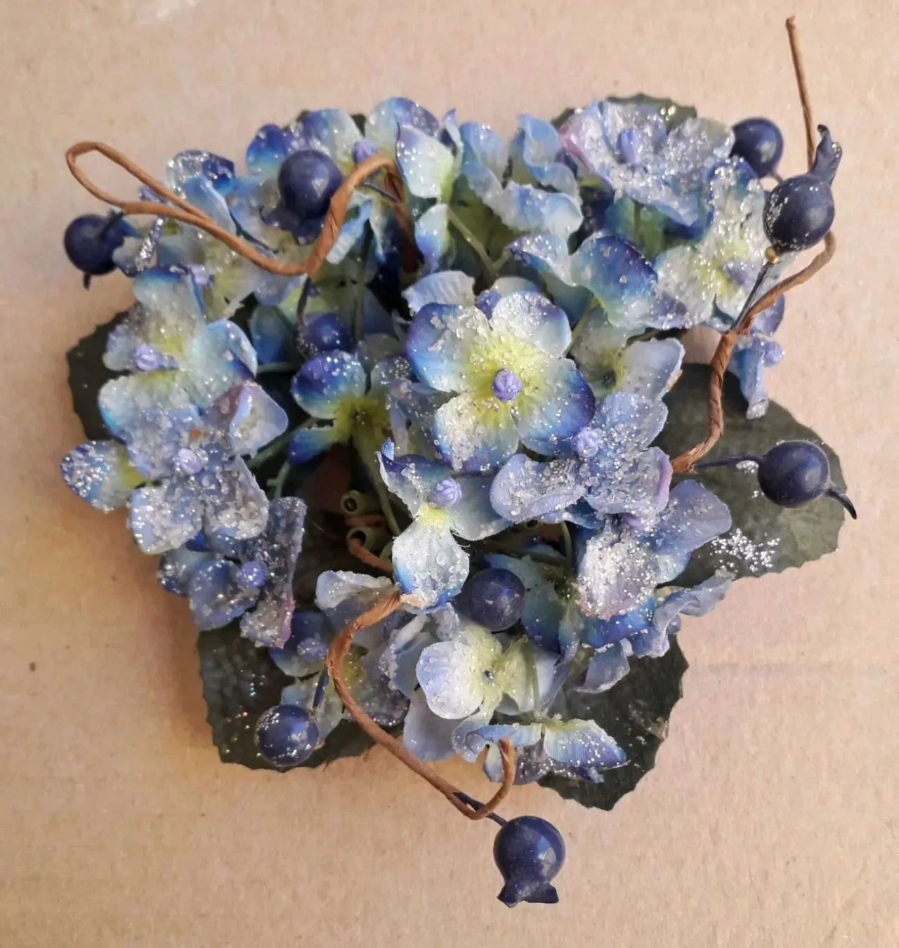 Венок цветы букет лаванда украшение сувенир 4