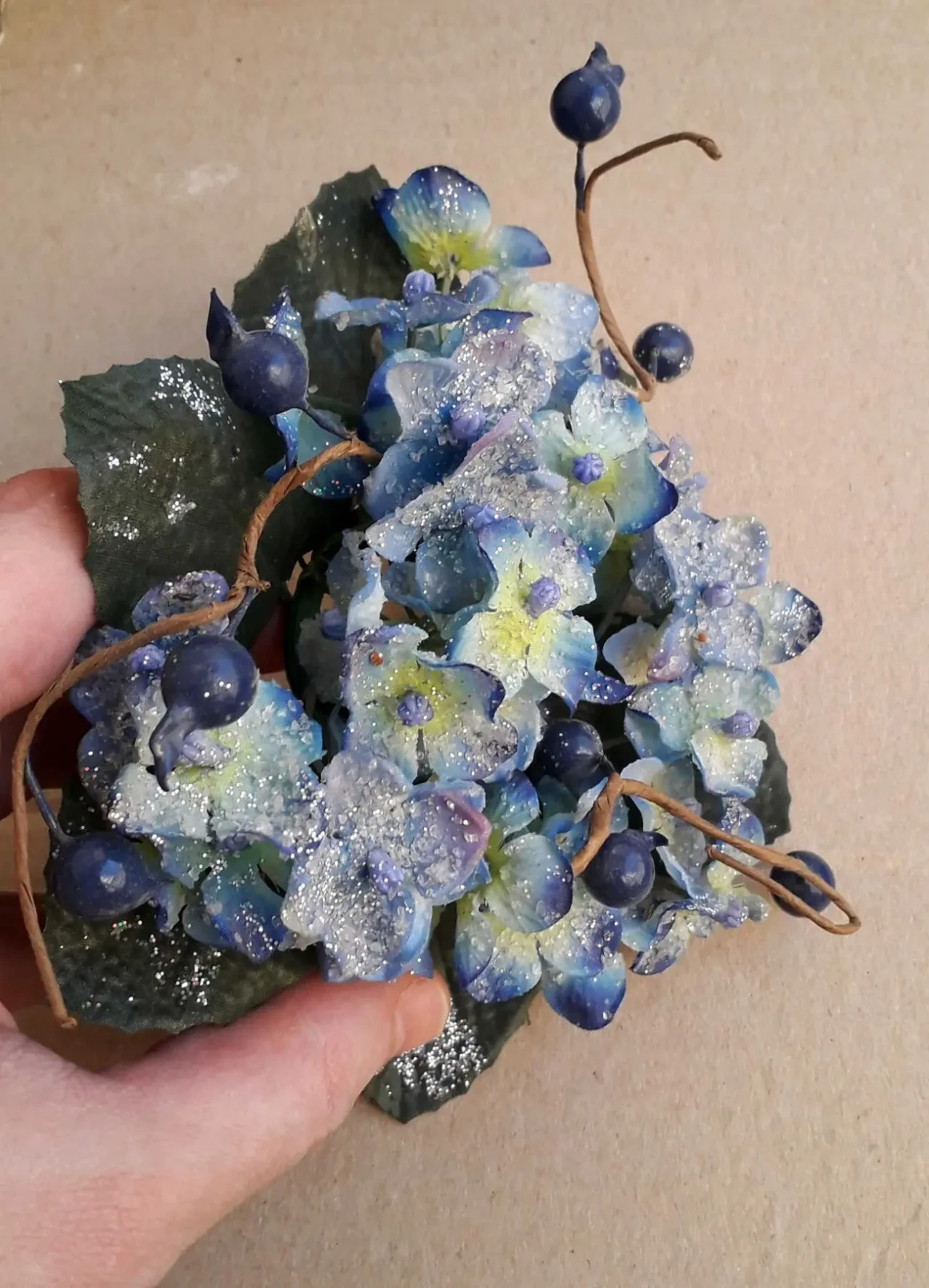 Венок цветы букет лаванда украшение сувенир 5