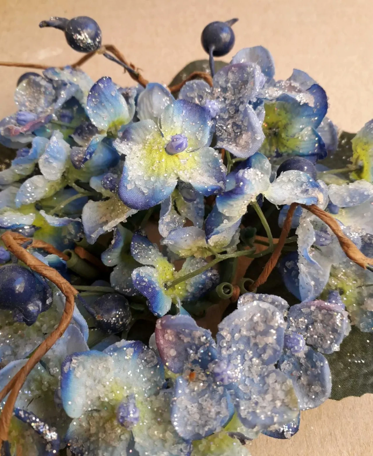 Венок цветы букет лаванда украшение сувенир 2