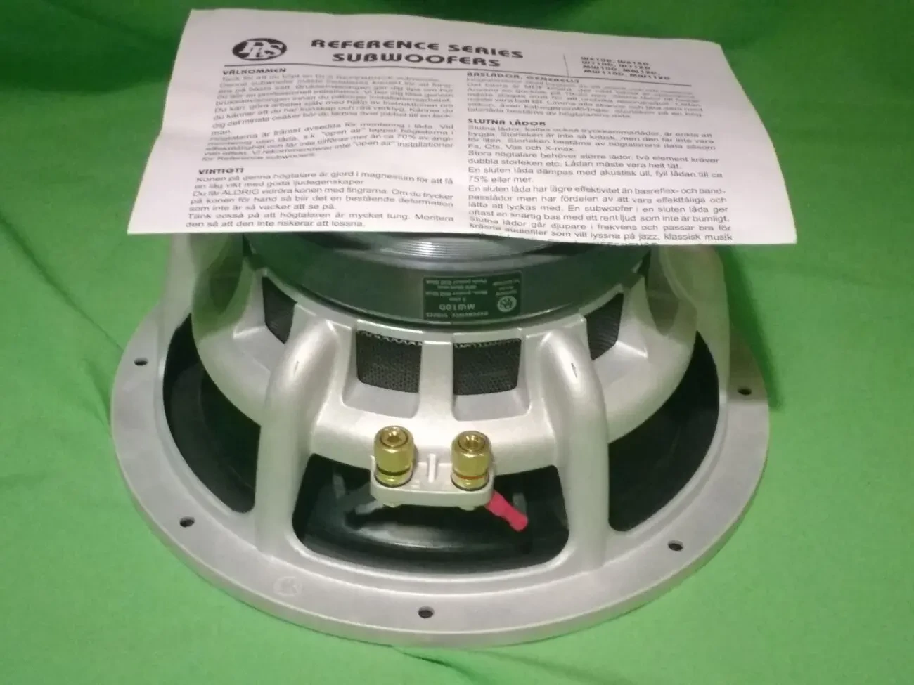 Сабвуфер DLS MW10D, 25 см, 400W RMS, 4 ohm, сабвуферний динамік DLS 3
