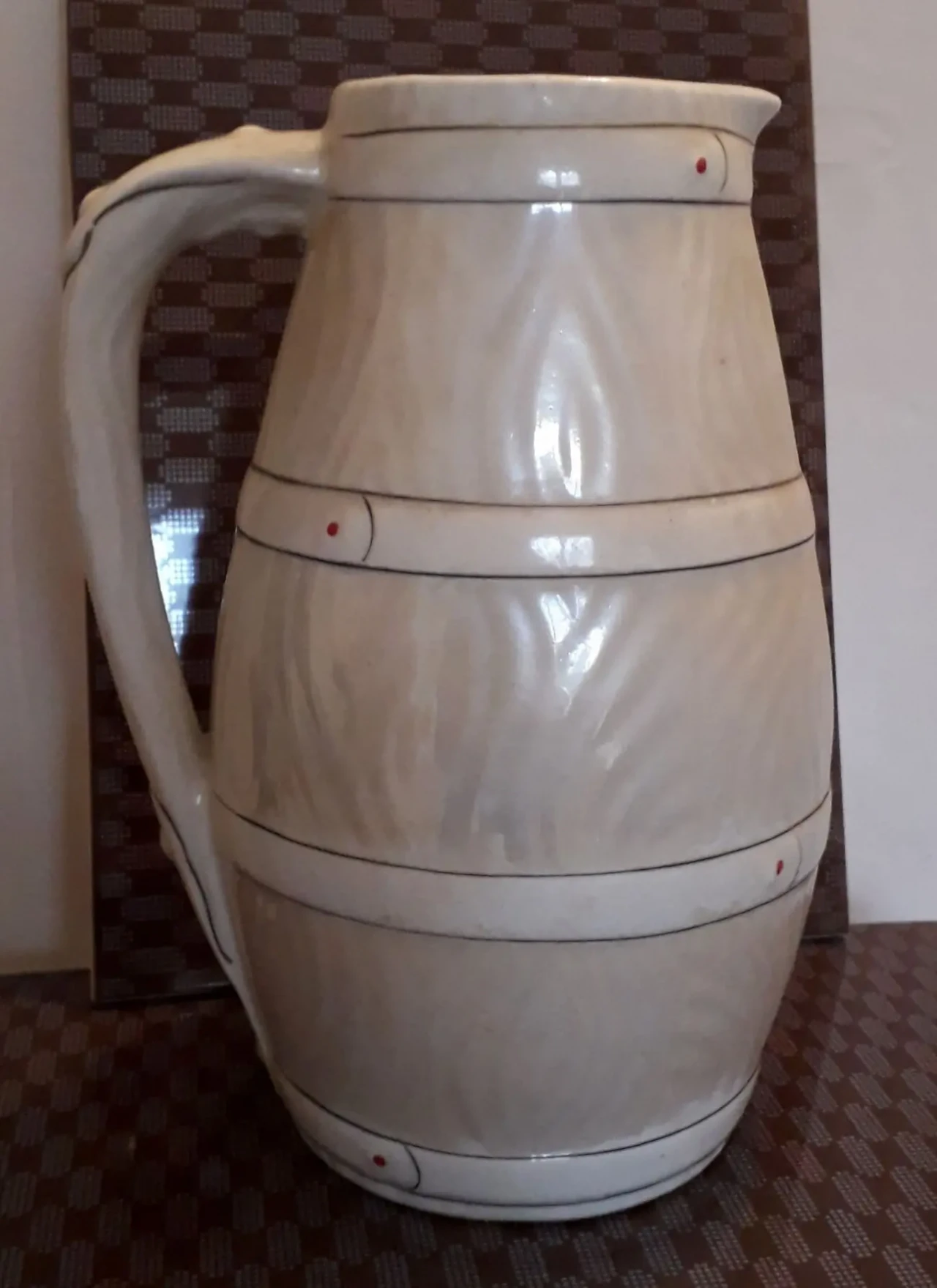 Кувшин бочонок пиво квас чайник керамика український сувенір