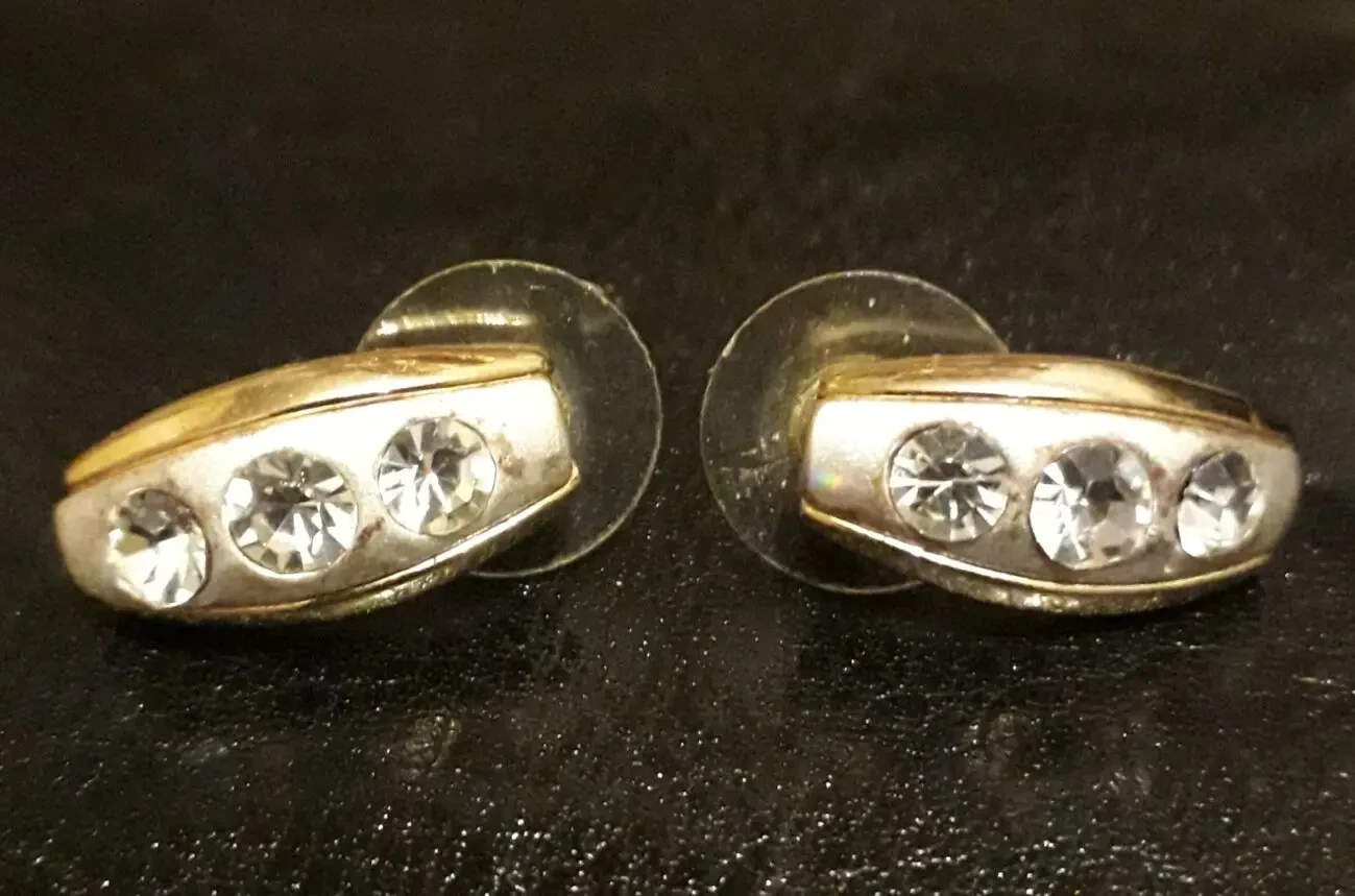 Редкие серьги бижутерия стразы