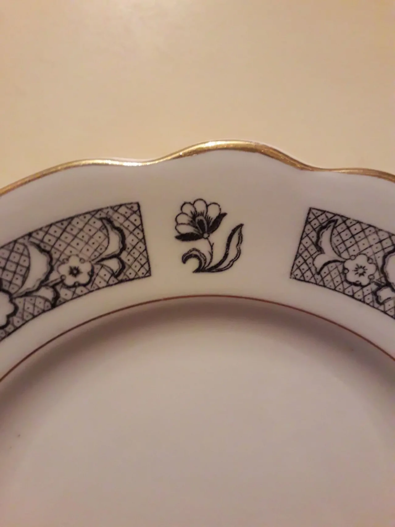 Тарелка десертная пирожковая блюдце Коростень фарфор 5