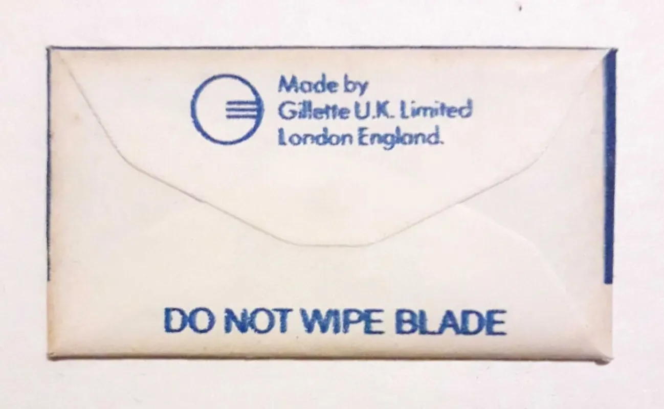 1983 год Gillette Super Silver лезвие бритва 2