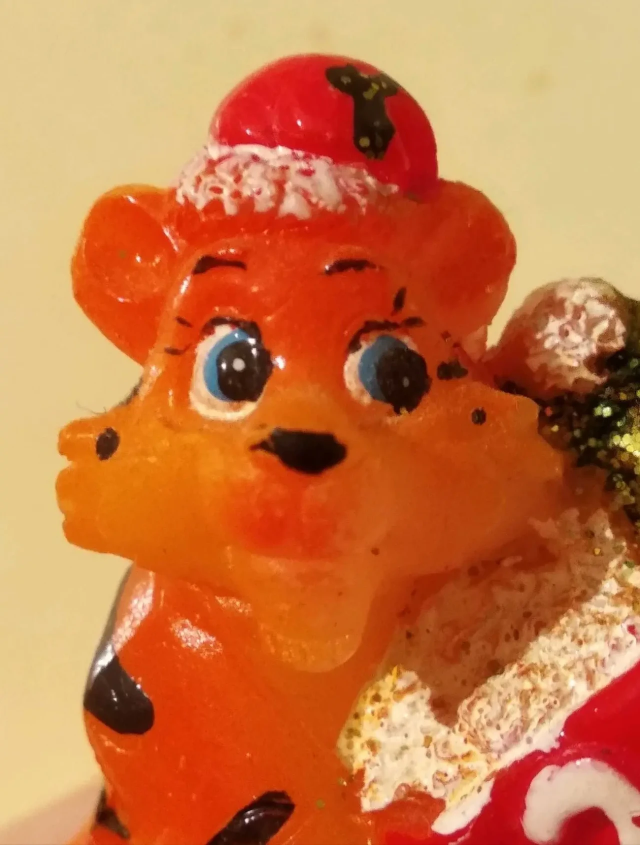Редкая свеча новогодняя тигр сувенир подарок 4