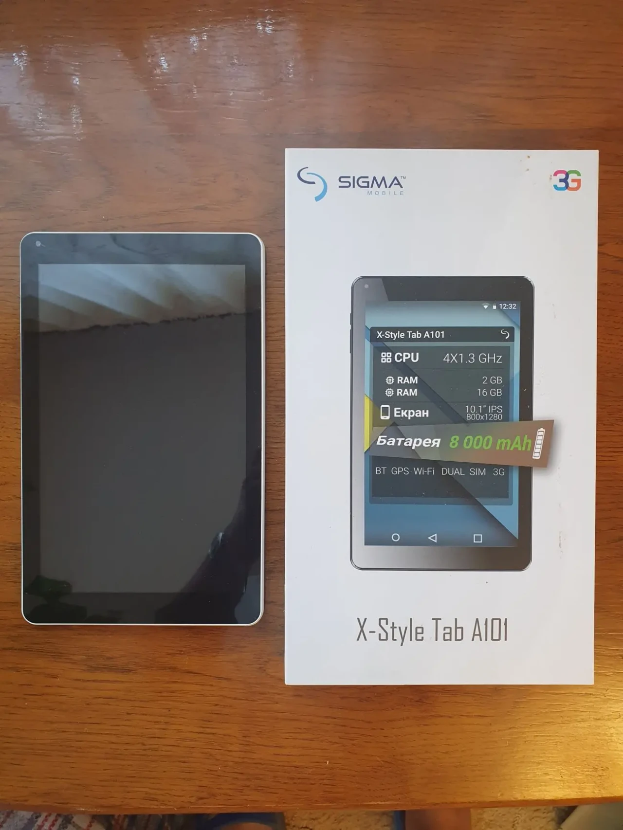 планшет-телефон SIGMA X-Style Tab A101 (экран 10,1 дюйма, 2 сим карты) 2