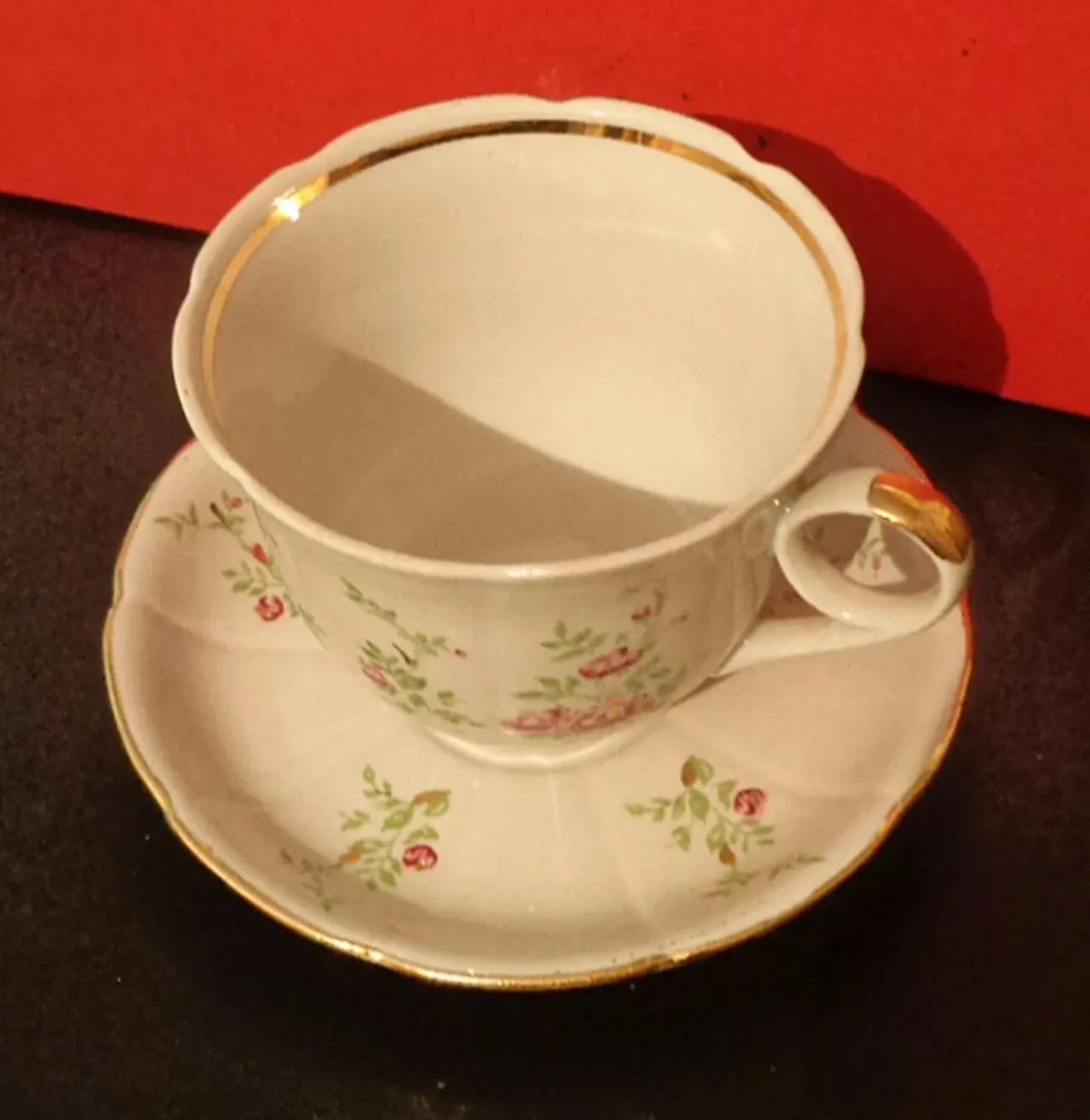 30 лет чашка блюдце фарфор позолота кофейная пара кофе Тернополь 2