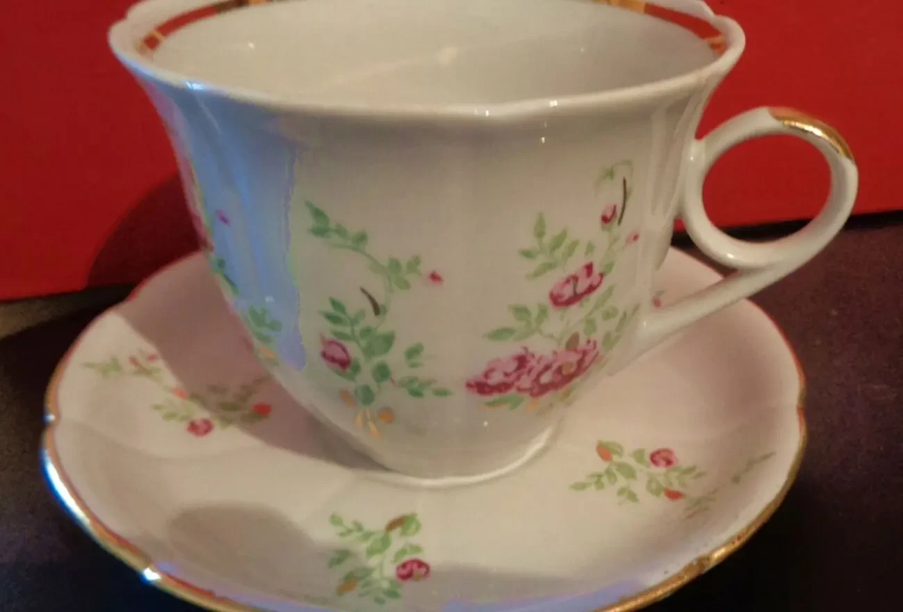 30 лет чашка блюдце фарфор позолота кофейная пара кофе Тернополь 4