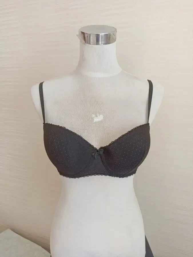 Next EUR 36B/80B Бюстгальтер поролон сеточка косточка черный 2