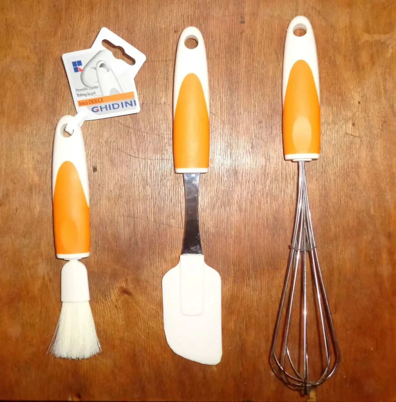 Ghidini кухонный набор Италия венчик лопатка кисточка принадлежности