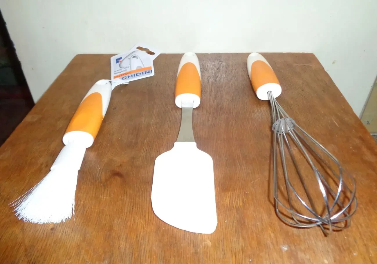 Ghidini кухонный набор Италия венчик лопатка кисточка принадлежности 2