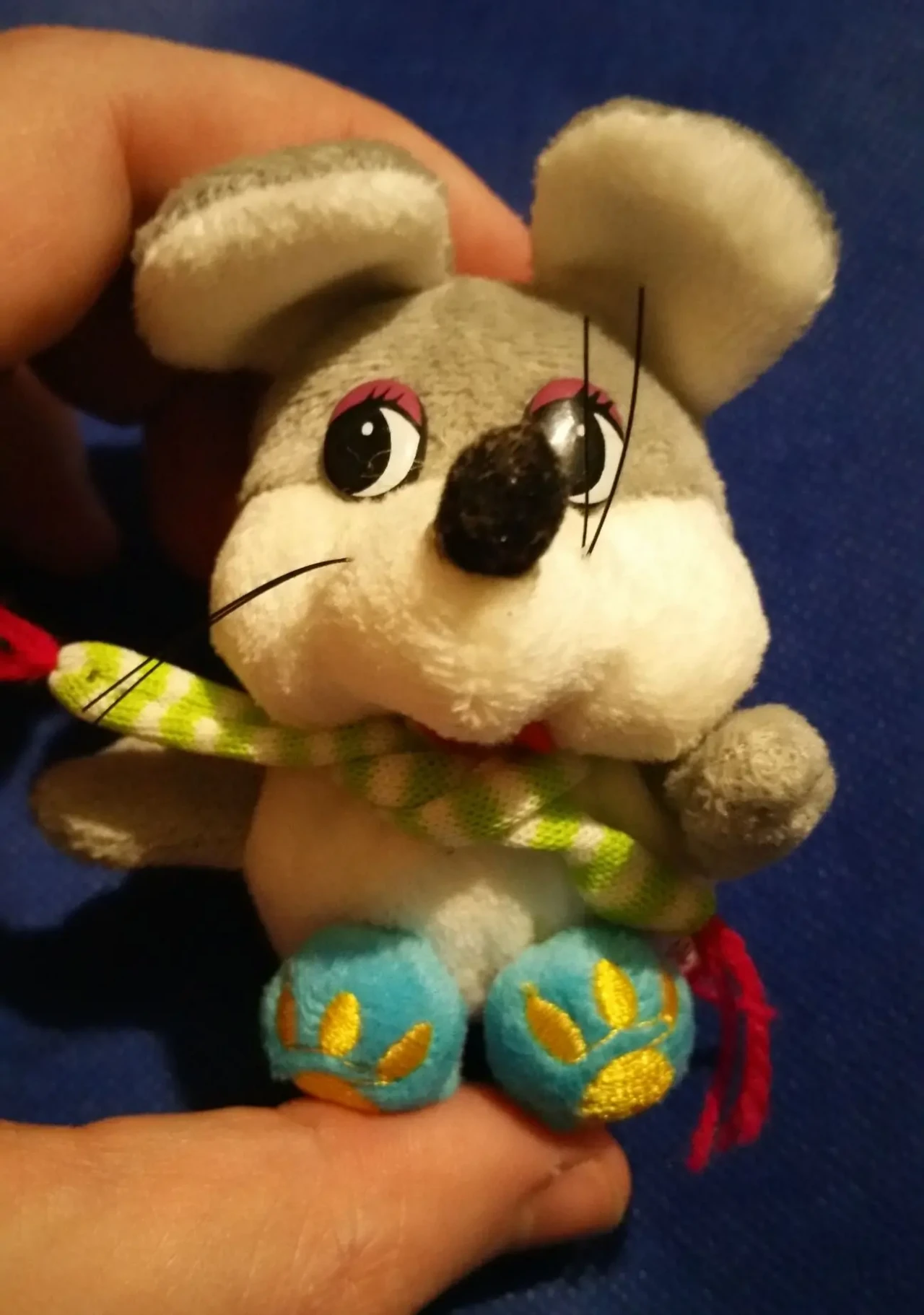 Мышынок крыса мягкая игрушка брелок сувенир подарок талисман 2