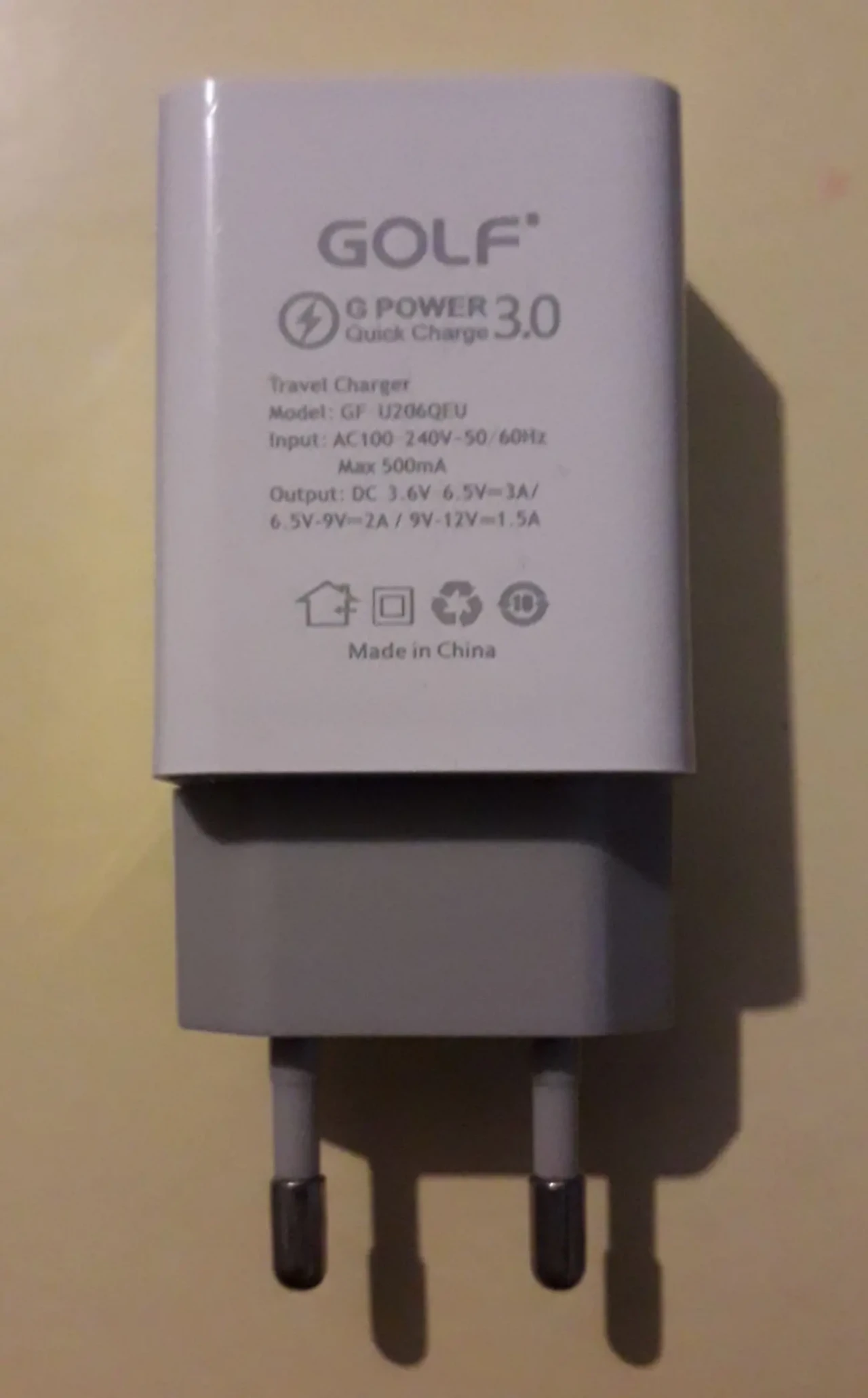 Golf Quick Charge 3 USB зарядное устройство зарядка смартфон планшет