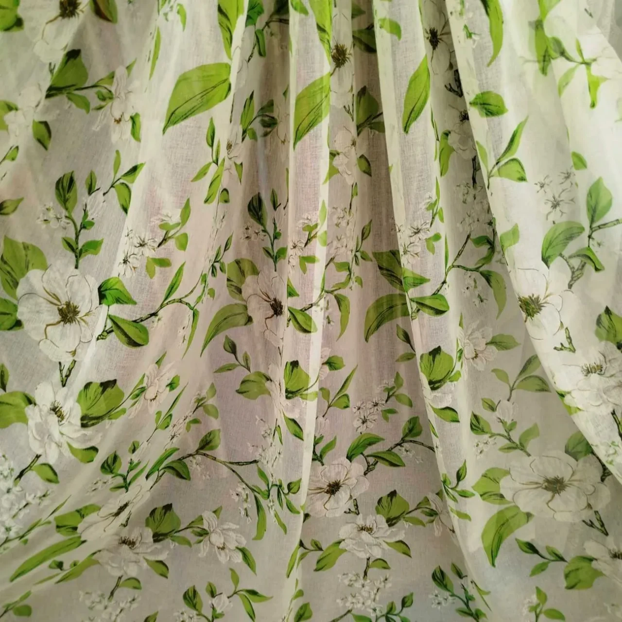 Тюль з квітами. 6