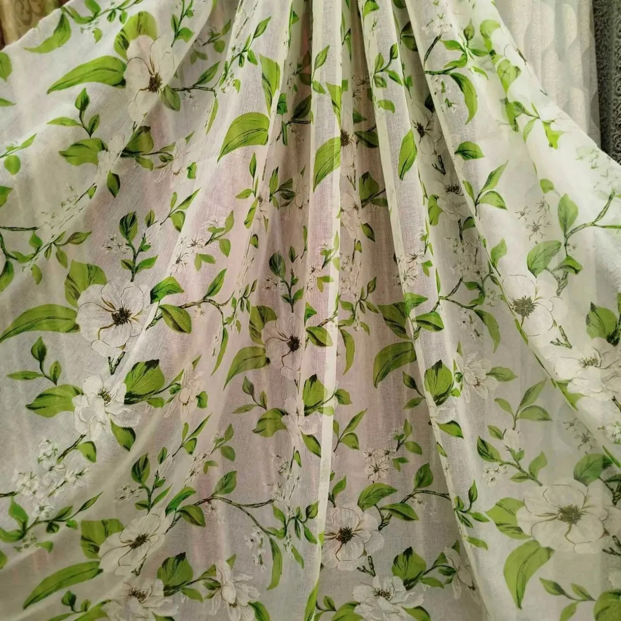 Тюль з квітами. 5