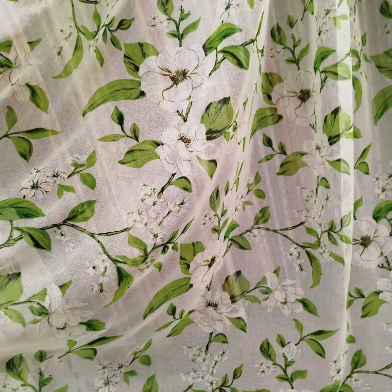 Тюль з квітами. 7