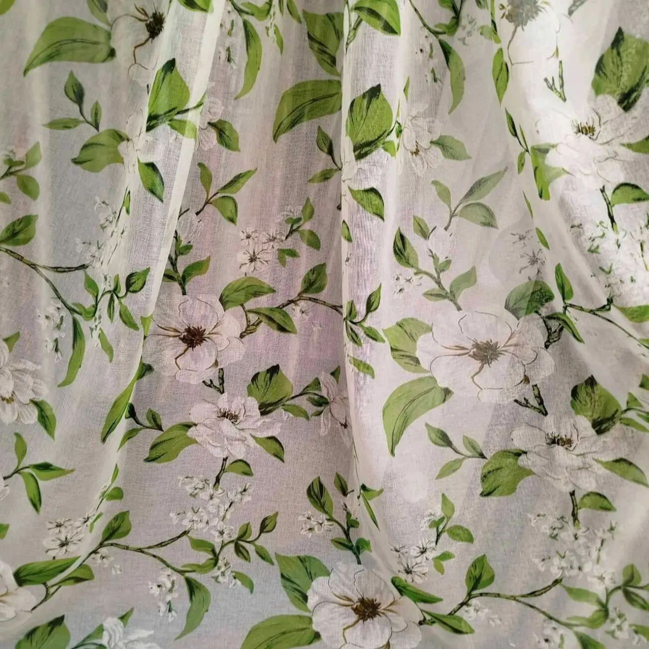 Тюль з квітами. 4