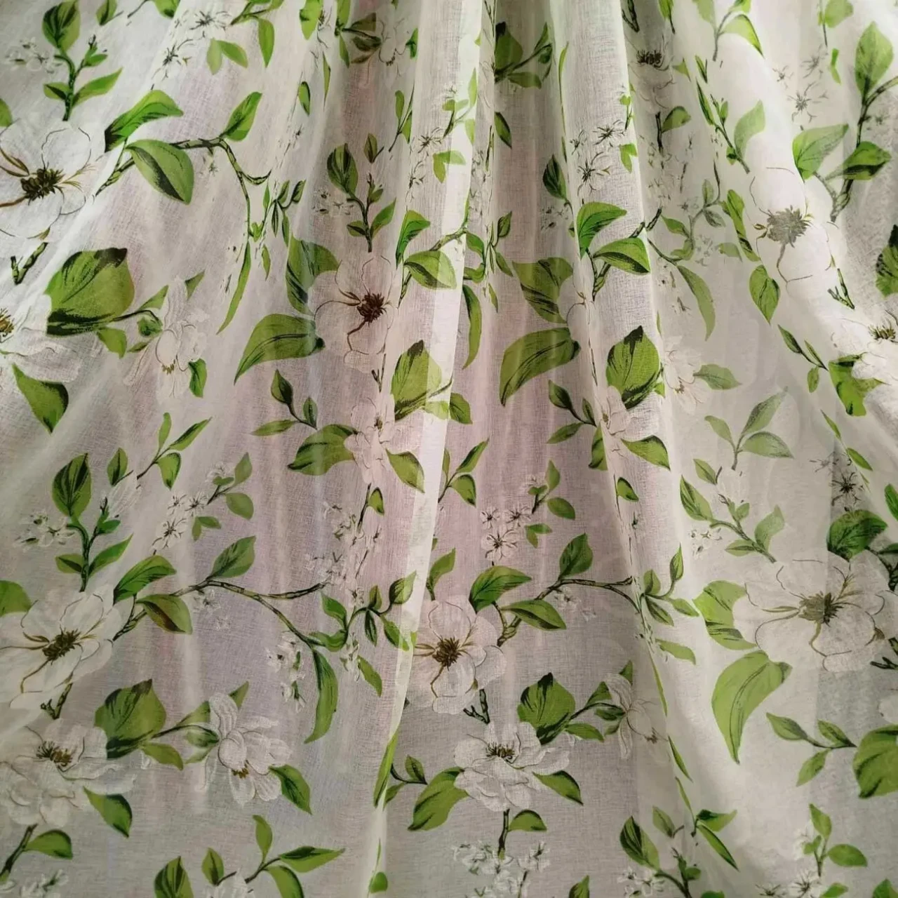 Тюль з квітами. 3