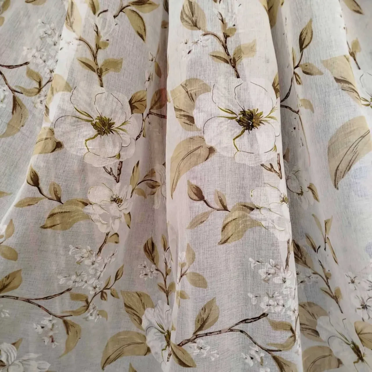 Тюль з квітами. 3