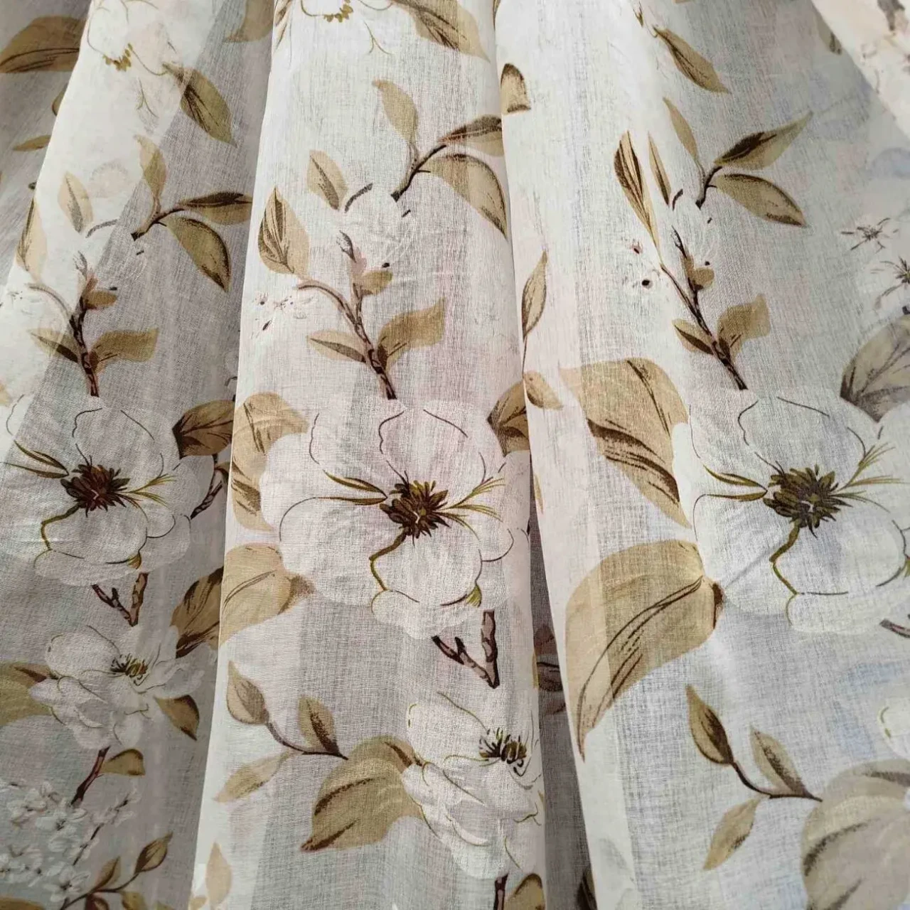 Тюль з квітами. 4