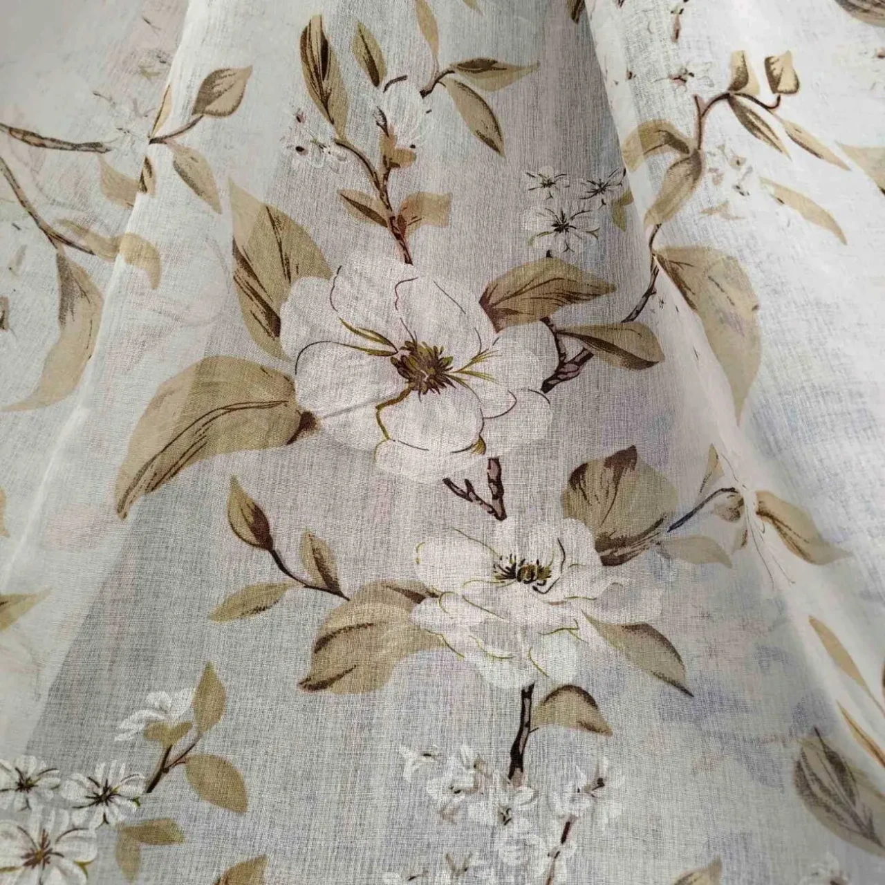 Тюль з квітами. 6