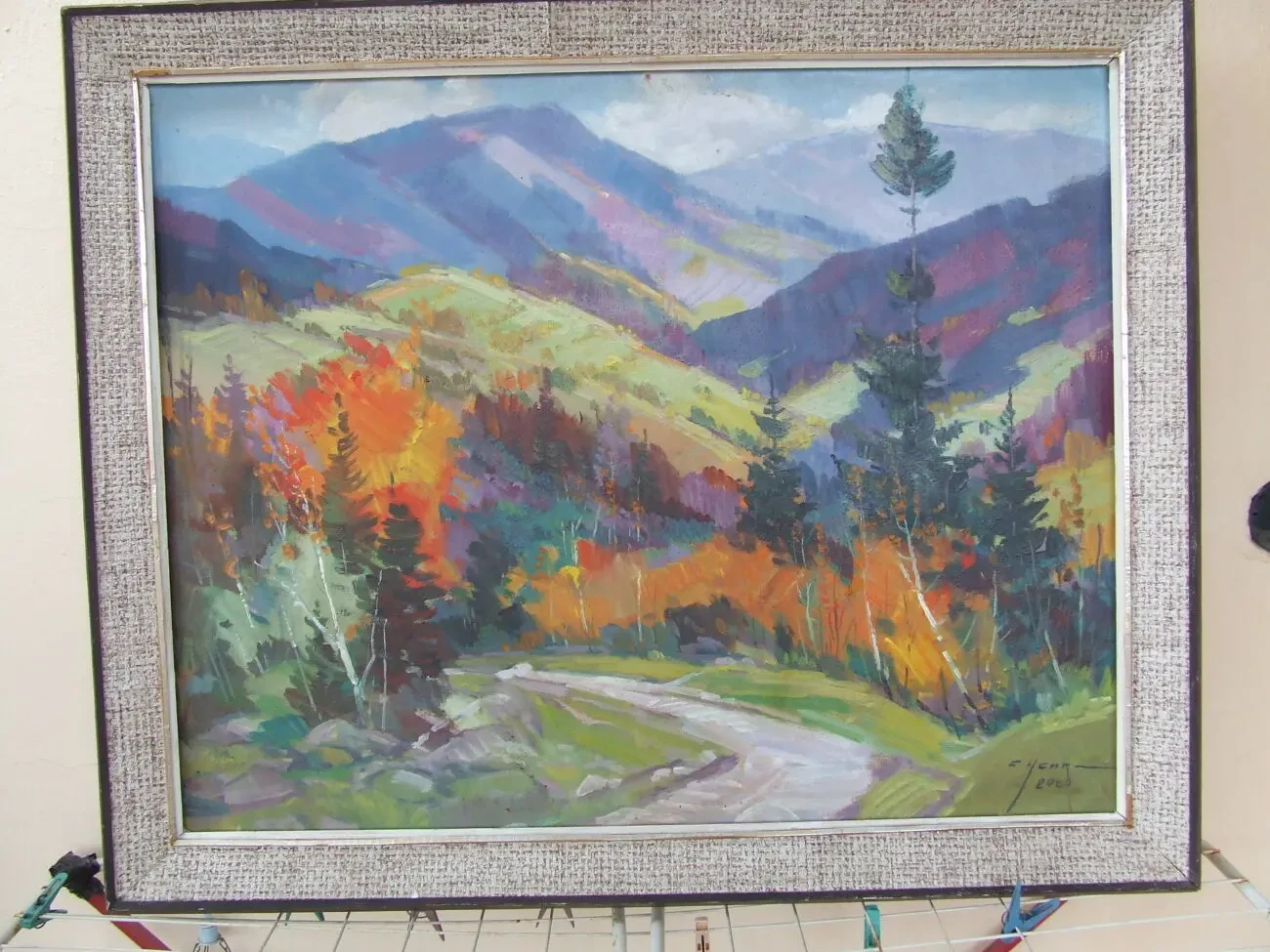 Закарпатская школа ЧСЗХУ Усик С. х.м. раз. 80 х 60 см. 1999 г.