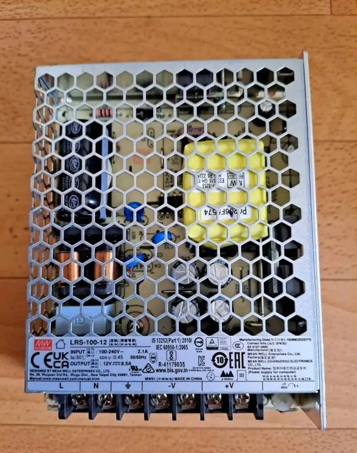 Блок живлення.Mean Well.12 В.8.5 А.LRS-100-12