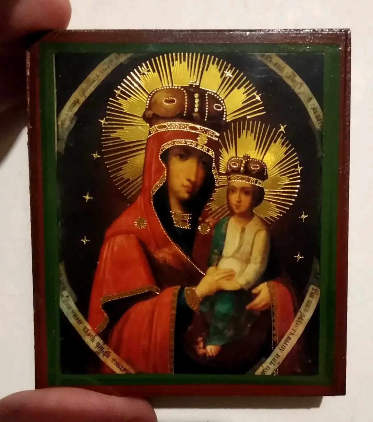 Икона Божьей матери Дева Мария сувенир
