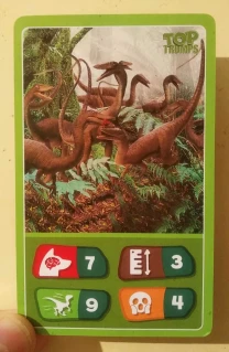Top Trumps динозавры карточка игра лото