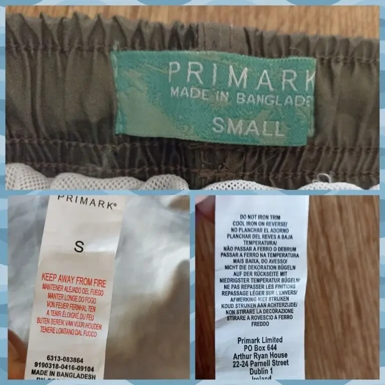 Primark Шорты мужские /подростковые с плавками камуфляж хаки S 10