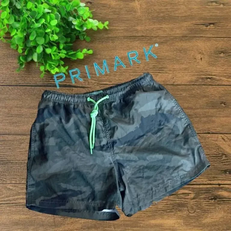 Primark Шорты мужские /подростковые с плавками камуфляж хаки S 2