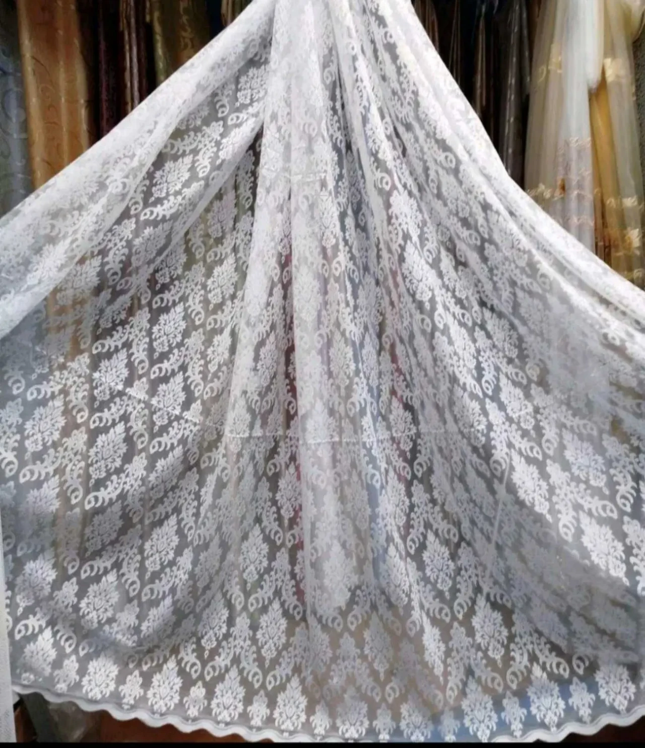 Тюль сітка з візерунком. 5