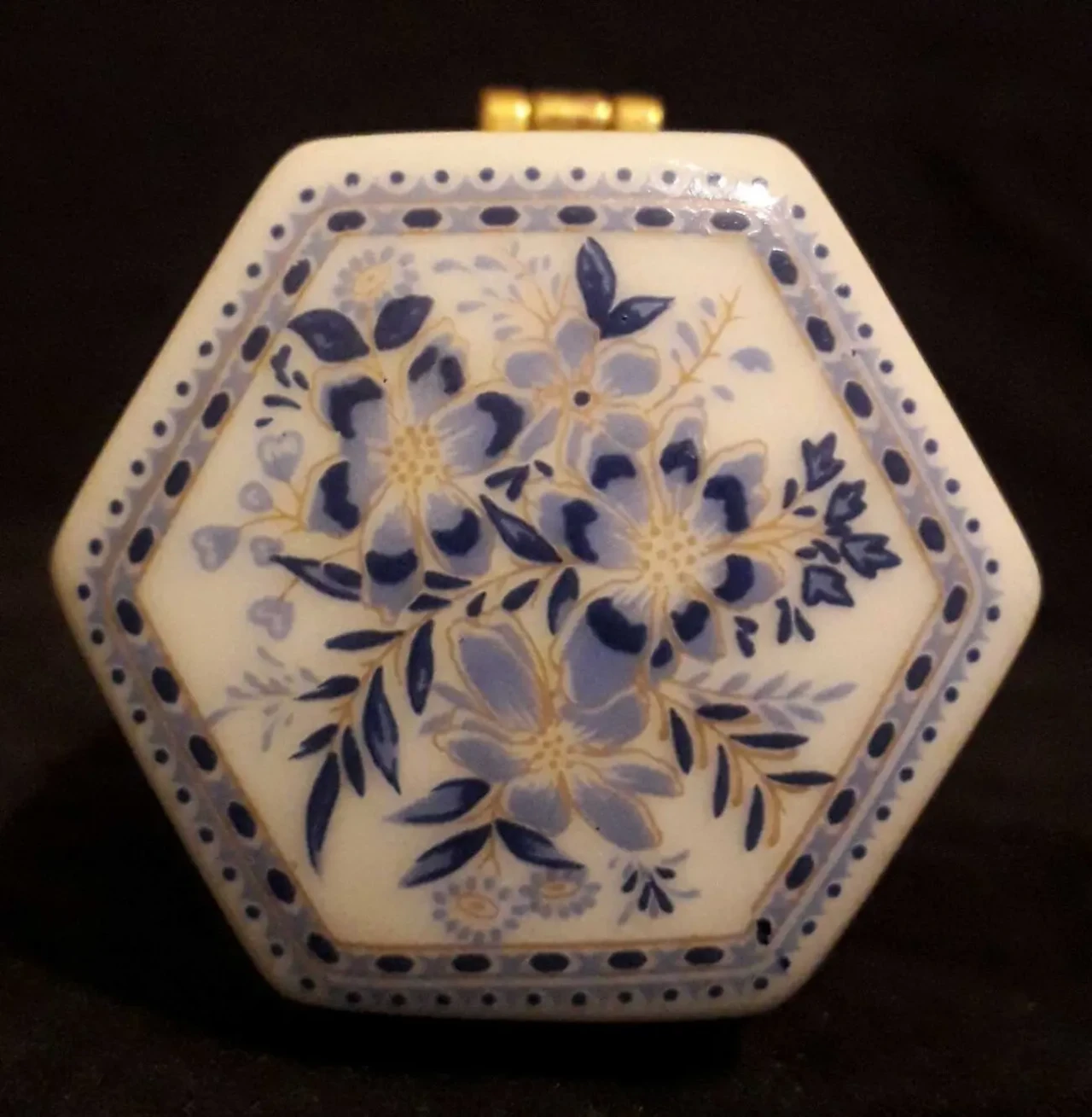 Футляр для зубочисток шкатулка фарфор 5