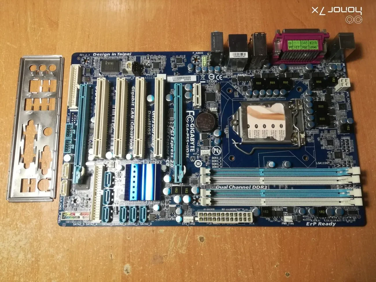 Комплект Gigabyte GA-P55-UD3L (s1156, P55. PCI-Ex16)+X3450 (I7 860)
