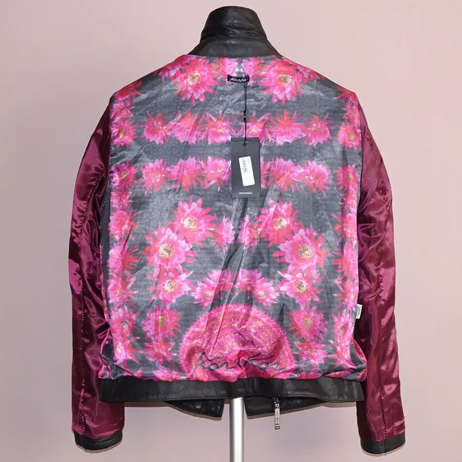 Kor a Kor Италия куртка р 46 кожаная косуха 100% кожа женская кожанкв 5