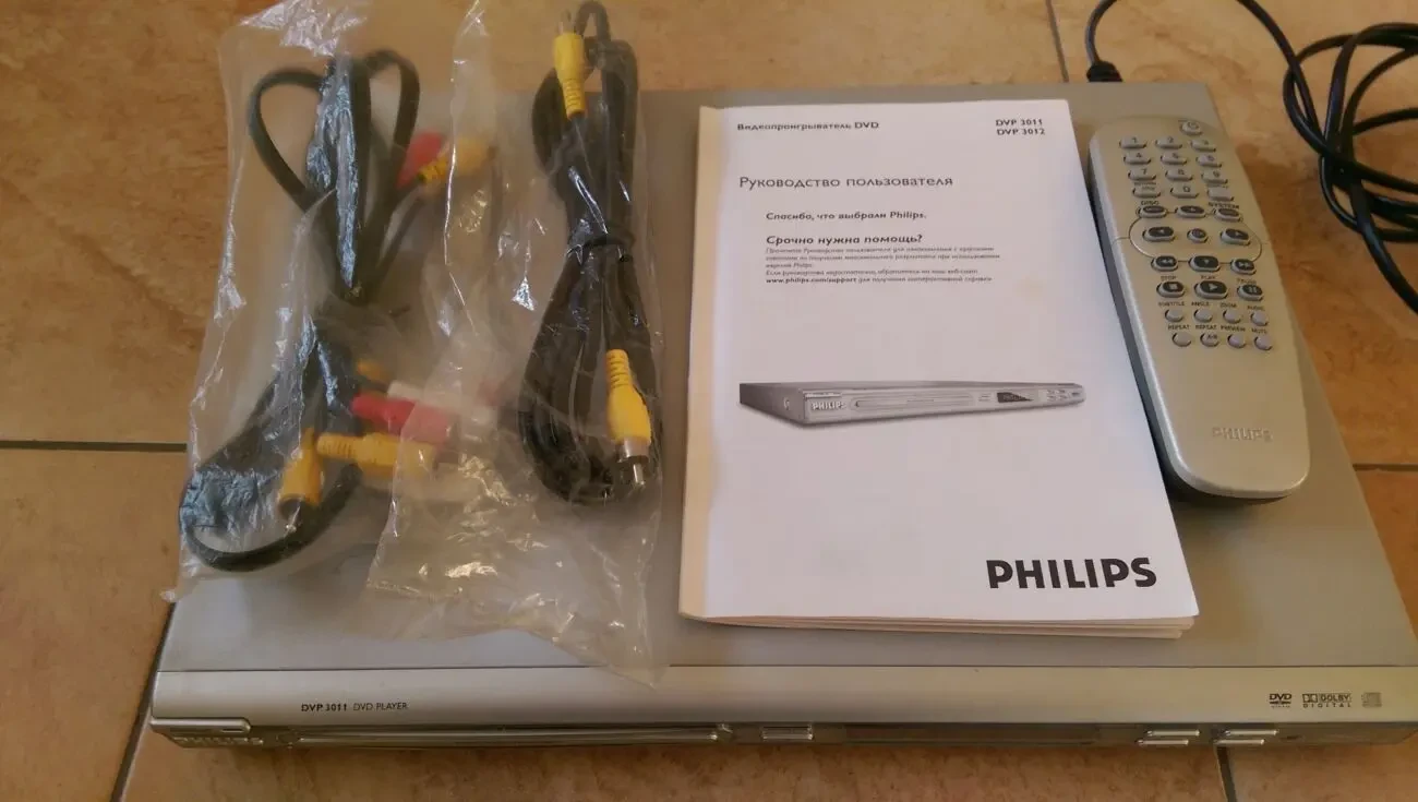 Новый видео плеер PHILIPS DVP 3011-12 2