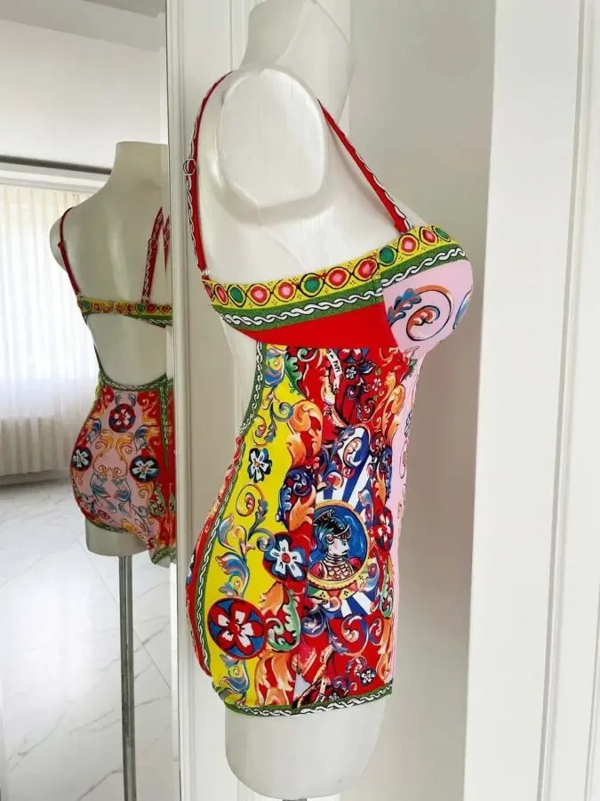 Купальник з парео Dolce Gabbana 4