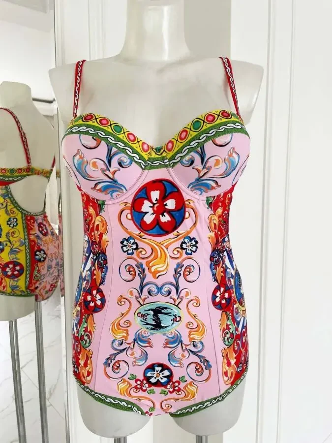 Купальник з парео Dolce Gabbana 2