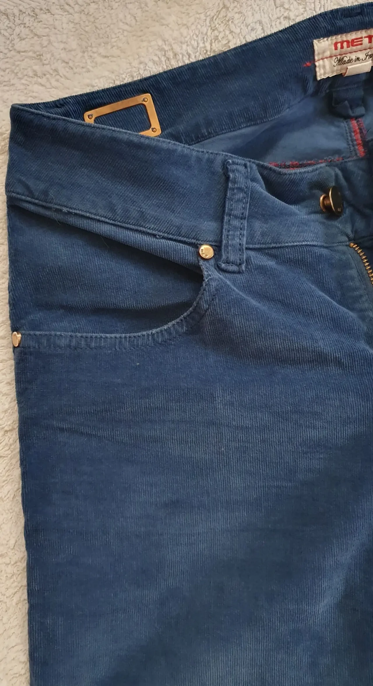 Жіночі вельветові джинси італійського бренду МЕТ jeans 7