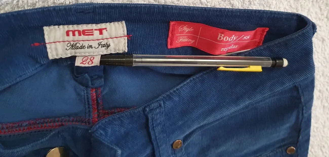 Жіночі вельветові джинси італійського бренду МЕТ jeans 6