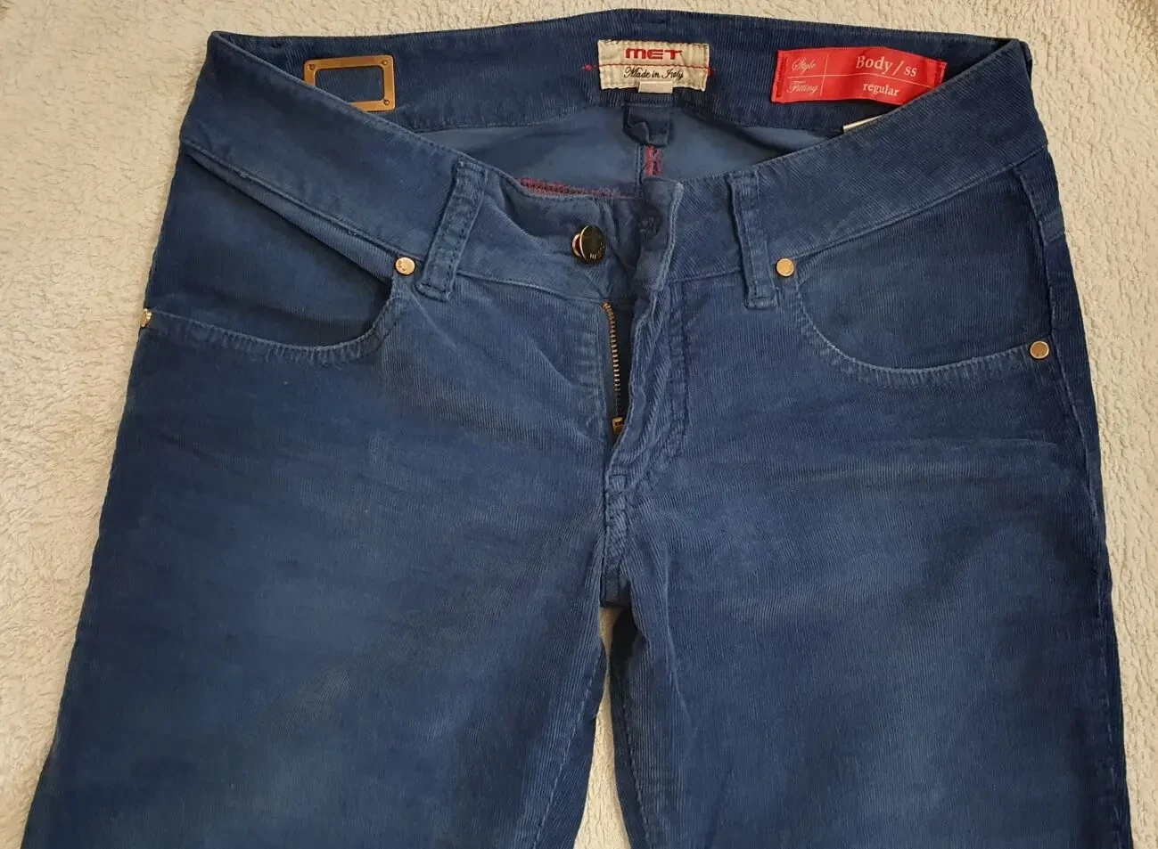 Жіночі вельветові джинси італійського бренду МЕТ jeans 3