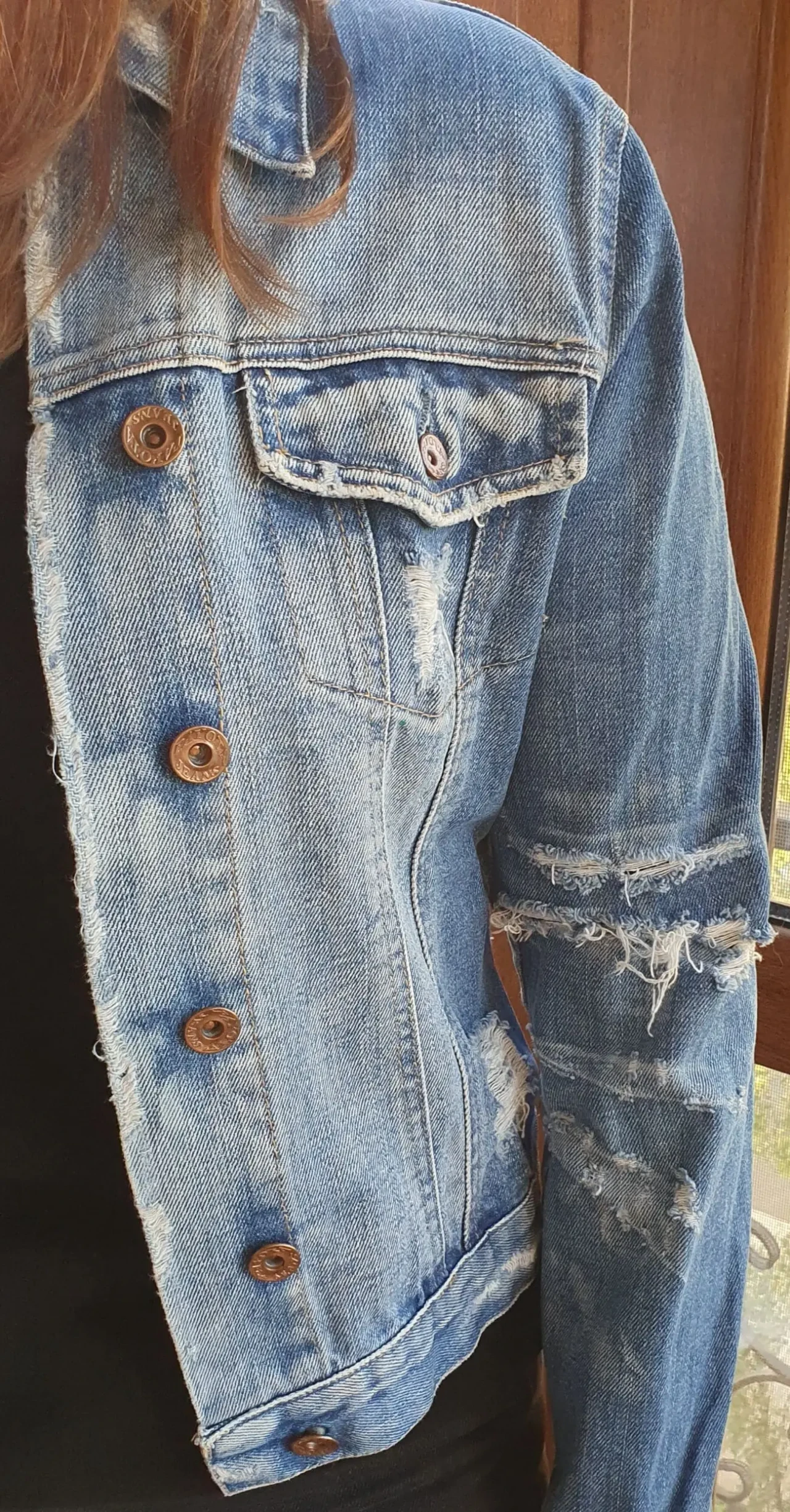 Мегастильна джинсова жіноча куртка бренду Payota (Ізраїль) 5