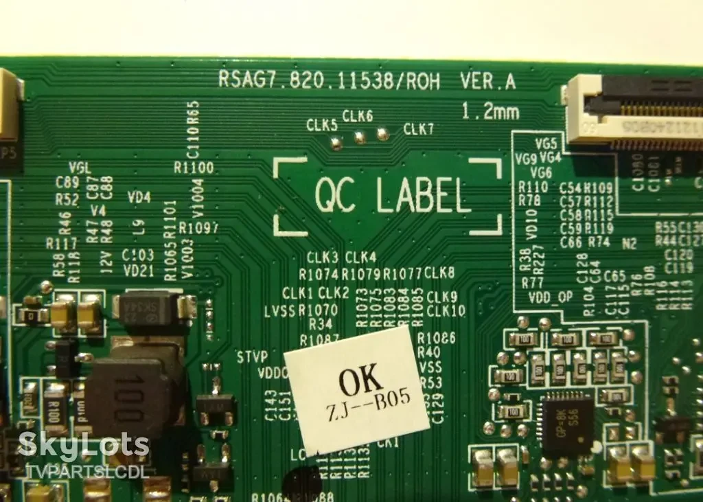 плата T-CON RSAG7.820.11538/ROH для Hisense 55A6BG 2