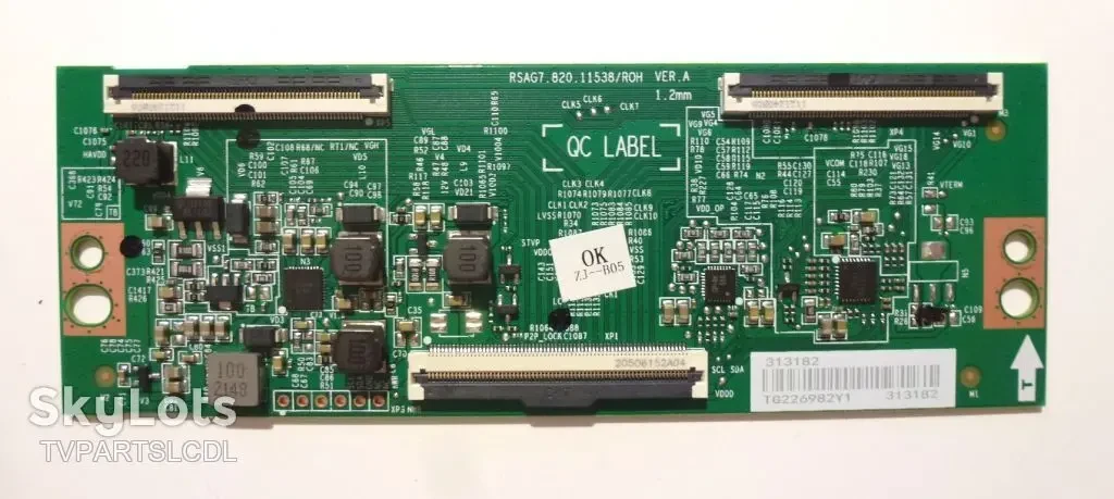 плата T-CON RSAG7.820.11538/ROH для Hisense 55A6BG
