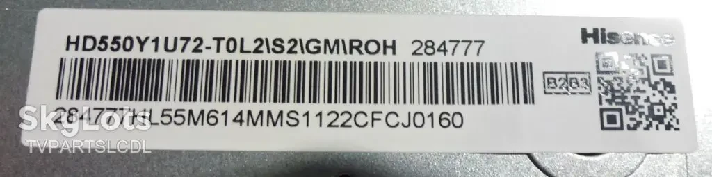 плата T-CON RSAG7.820.11538/ROH для Hisense 55A6BG 4