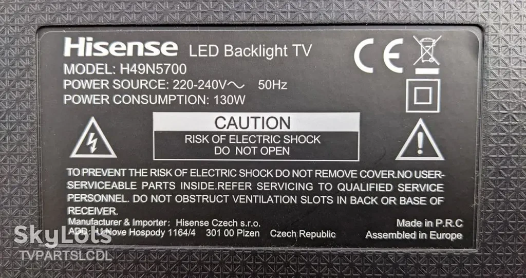 Main Board RSAG7.820.7412/R0H для Hisense H49N5700 6