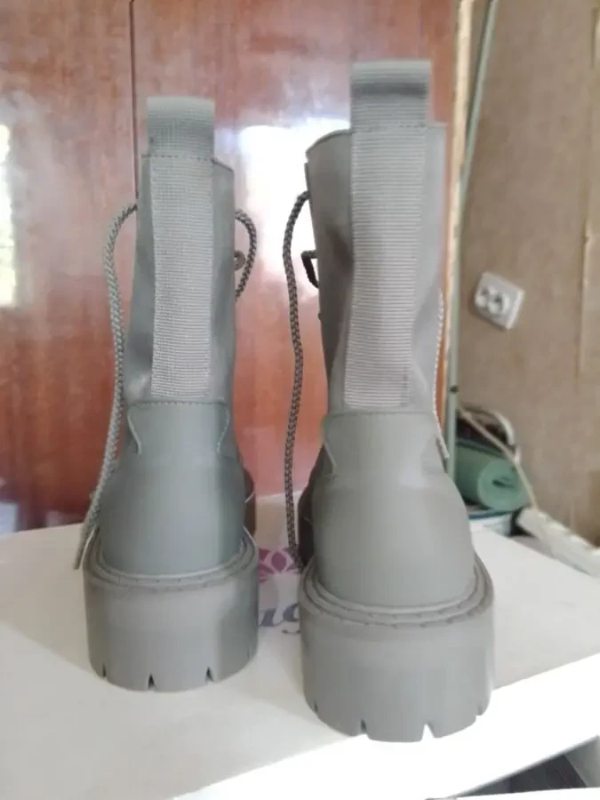 Осенние текстильные женские ботинки ZARA 2